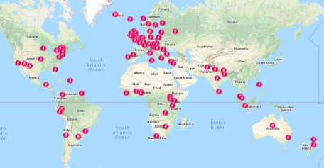 Humanists International World Map